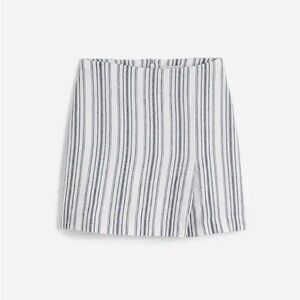 NWT Madewell Single-Pleat Linen Mini
Skirt 4